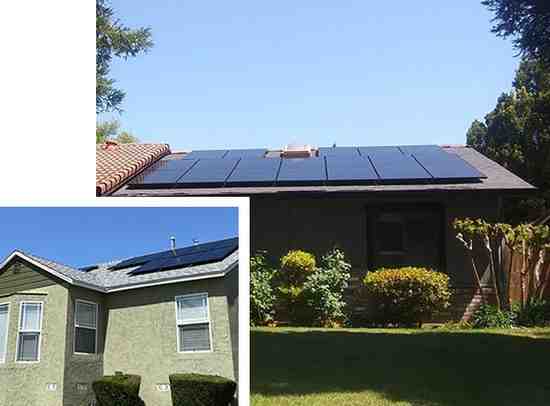 How many solar panels are needed for a 2000 square foot home?
